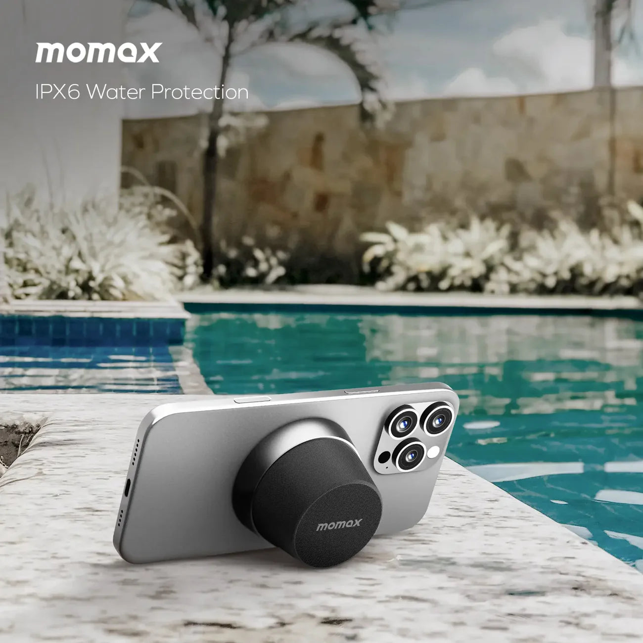 1-Vibe Go Magnetic Portable True Wireless Speaker (Titanium)