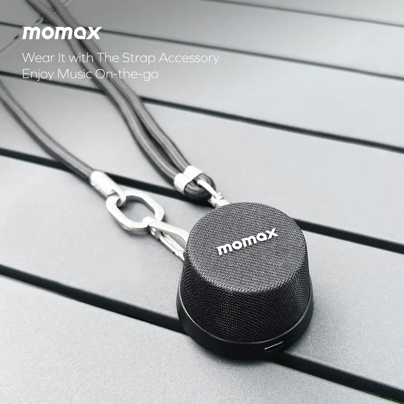 1-Vibe Go Magnetic Portable True Wireless Speaker (Titanium)